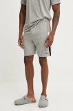 BOSS pantaloni scurți de lounge bărbați, culoarea gri, 50540624