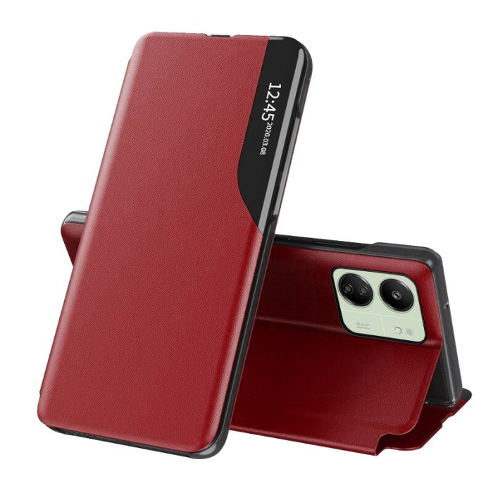 Husa pentru Xiaomi Redmi 13C 4G / 13C 5G / Poco M6 / C65, Techsuit eFold Series, Red