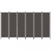 VidaXL Paravan de cameră cu 6 panouri, antracit, 300 x 180 cm 320729