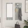 VidaXL Răcător de paltoane montat pe perete sonoma gri 70 x 10 x 90 cm 874528