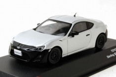 Macheta Auto TOYOTA 86 RC version 2012 - Silver/ Black 1:43 foto