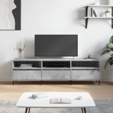 vidaXL Comodă TV, gri beton, 150x30x44,5 cm, lemn prelucrat