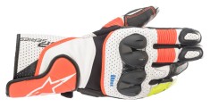 Manusi moto Alpinestars Sp-2 V3, negru/fluo/rosu, marime S foto