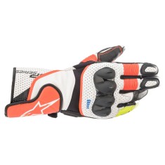 Manusi moto Alpinestars Sp-2 V3, negru/fluo/rosu, marime S