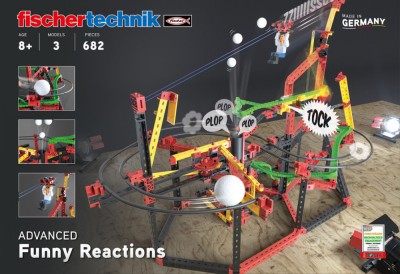Kit STEM Circuite XL de reactii in lant traznite Fischertechnik 682 piese foto