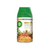 Rezerva spray odorizant automat de camera Air Wick Freshmatic, Lemn de Santal &amp; Vanilie, Duo Pack, 2x250 ml