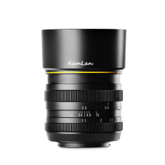 Obiectiv KamLan 50mm F1.1 II negru pentru camere mirrorless Sony E-mount foto