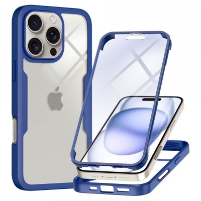 Husa pentru Apple iPhone 16 Pro Max, Techsuit, ColorVerse 360, Albastra foto
