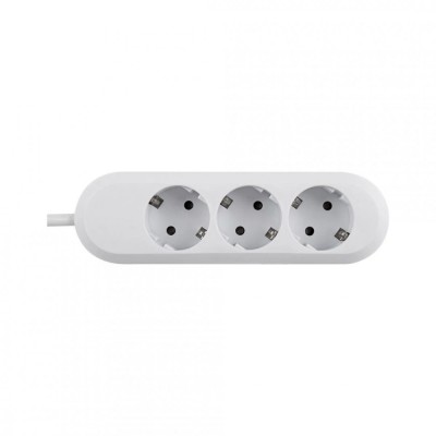 Prelungitor Bachmann SMART 3xCEE7/3, fara intrerupator, lungime cablu 5m, H05VV-F foto