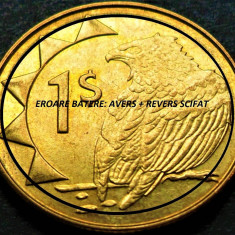 Moneda exotica 1 DOLAR - NAMIBIA, anul 2008 * cod 4344 ERORI de BATERE= SCIFARE