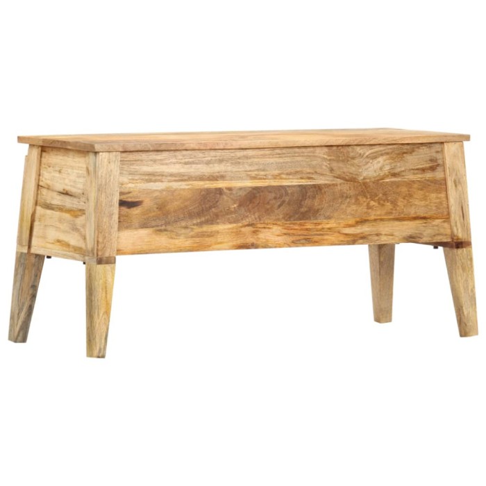 Gossi lada de depozitare, 99x35x48 cm, lemn masiv de mango
