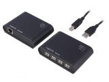 Extender USB USB 2.0 negru Cat: 5e,6 50m - Extender USB 50m