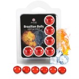 SECRETPLAY - SET 6 BRAZILIAN BALLS HOT AND COLD EFFECT, SECRETPLAY COSMETIC