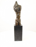 Tors - statueta erotica pe soclu din marmura FA-42, Bronz, Nuduri
