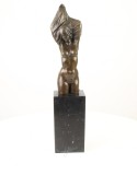 Tors - statueta erotica pe soclu din marmura FA-42, Bronz, Nuduri