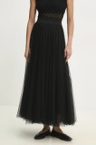 Answear Lab fustă culoarea negru, maxi, evazati