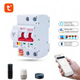 Siguranta Automată WiFi Inteligentă Tuya/Smart Life, 1P+N, 230V, 32A - Protecție Avansată pentru Casa Ta