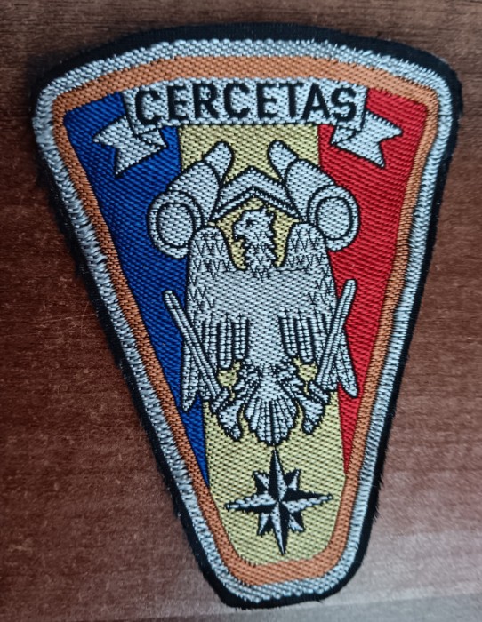 C7 6 - Ecuson tematica militara - cercetas - piese de colectie!