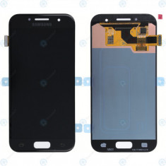 Samsung Galaxy A3 2017 (SM-A320F) Modul display LCD + Digitizer negru GH97-19753A GH97-19732A