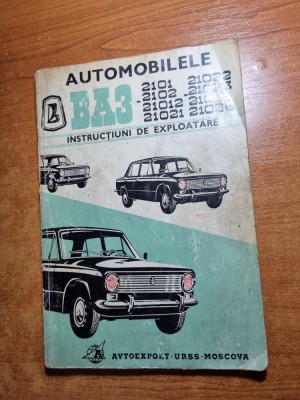 automobilele BA3 - instructiuni deexploatare - anii 70 foto