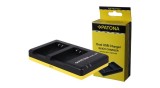 Nikon ENEL20 EN-EL20 EN-EL20 incl. Cablu Micro-USB Dual Quick baterie / &icirc;ncărcător de baterii - Patona