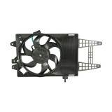 GMV radiator electroventilator Fiat Idea, 2004-2011, Punto (188), 1999-2010, Lancia Musa, 2004-2012, Ypsilon, 2003-2011, Motorizare 1, 2 44/59kw; 1,, Rapid