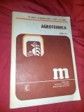 AGROTEHNICA-1983-Clasa a X a,Manual pentru liceele Agroindustriale,Gh.BUDOI-