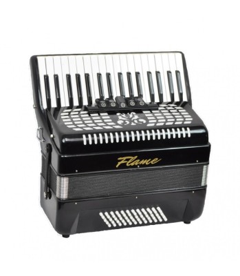 Acordeon Flame AC 34 60 BK negru 60 basi 34 clape foto