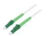 Patch cord fibră optică OS2 LC/APC 2m alb, Goobay
