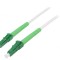 Patch cord fibră optică OS2 LC/APC 2m alb