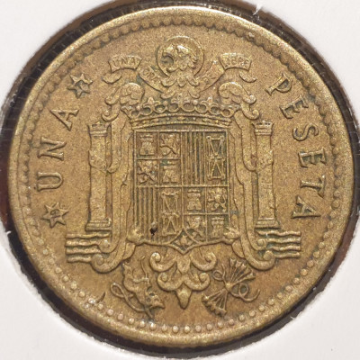 Spania 1 peseta 1966 foto