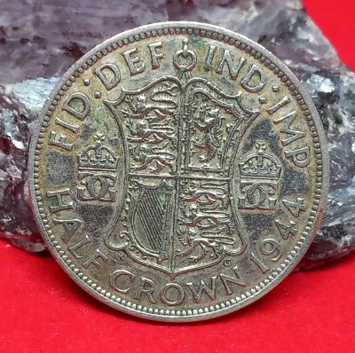 Anglia Half Crown 1944 argint foto
