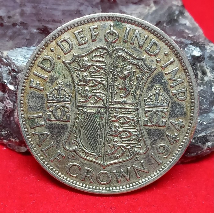 Anglia Half Crown 1944 argint