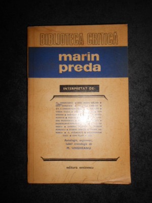 MARIN PREDA INTERPRETAT DE AL. ANDRIESCU, ION DODU BALAN, ION CARAION... foto