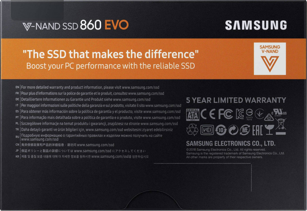 Solid state drive (SSD) Samsung 860 EVO, 1TB, 2.5 inch, SATA III | Okazii.ro