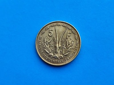 5 Francs 1956 Africa- foto