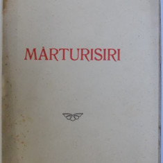 MARTURISIRI - VERSURI de HENRY V. GABUNEA , 1929 , DEDICATIE* SI CARTE DE VIZITA