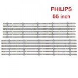 Barete led Philips 55&quot; 55PUS7503, 55PUS6162, LB55073 V1_02, 12 barete x 5led