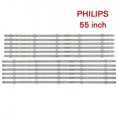 Barete led Philips 55&amp;quot; 55PUS7503, 55PUS6162, LB55073 V1_02, 12 barete x 5led foto