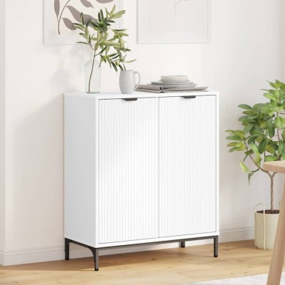 vidaXL Bufet Alb 69.5 x 33 x 82 cm Lemn compozit foto