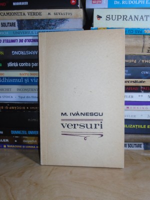 MIRCEA IVANESCU - VERSURI , ED. 1-A , 1968 ( VOLUM DE DEBUT ) # foto