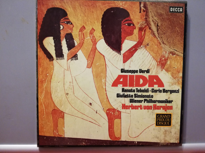 Verdi &ndash; Aida - 3LP Deluxe Box Set (1980/DECCA/RFG) - Vinil/NM+