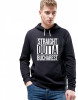 Hanorac Barbati Negru - Straight Outta Bucuresti - XL, THEICONIC