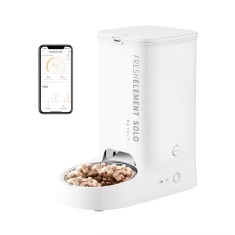 Dozator automat mancare animale de companie PETKIT Fresh Element Solo, 3l, Otel inoxidabil 304, Bluetooth