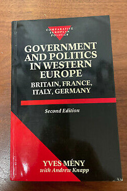 Government and politics in Western Europe Britain, France, Italy... Yves Meny foto
