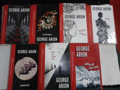 Pachet 7 titluri GEORGE ARION ( Seria Andrei Mladin -Crime Scene Press) foto