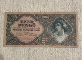 Bancnota 1000 Pengo 1945 Ungaria