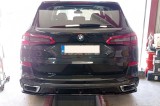 Aditiv Maxton Design pentru difuzorul spate potrivit pentru bara M Technik pentru BMW X5 G05 dupa 2018, lac negru Performance AutoTuning