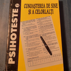 Psihoteste 2 Cunoasterea de sine si a celorlalti Adina Chelcea