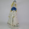 Bibelou portelan rusesc vechi, vintage, mare - Fata cu cozi par blond impletit